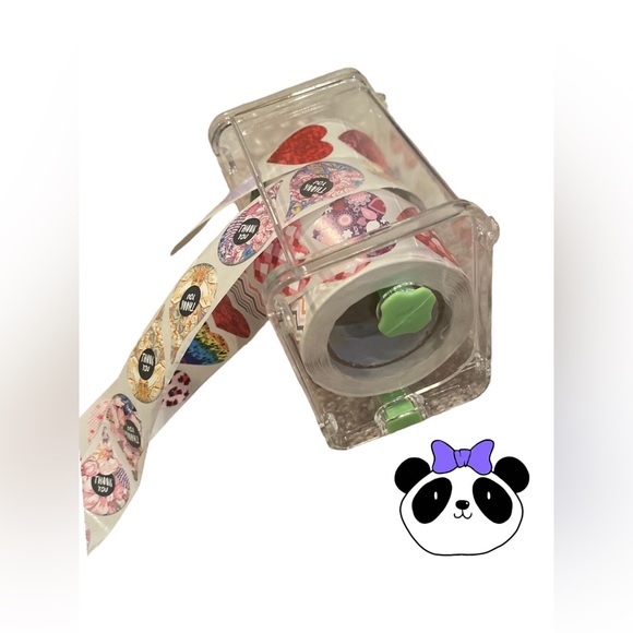 ⭐️3 for $22- 500 ct. 1” Thank you stickers/labels, Pink& Purple  •• NEW Freebie! - Picture 6 of 8